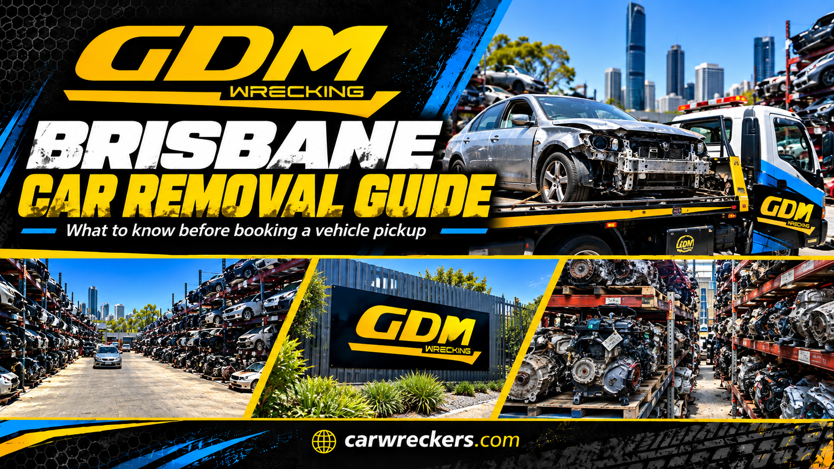 Brisbane car removal by GDM Wrecking