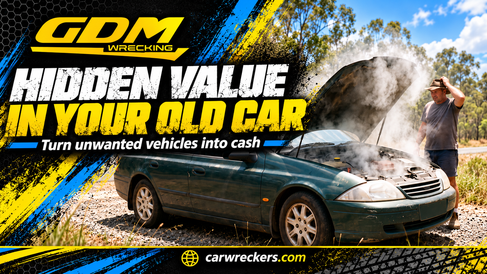 Sell a car with a blown engine or head gasket in Brisbane - GDM Wrecking