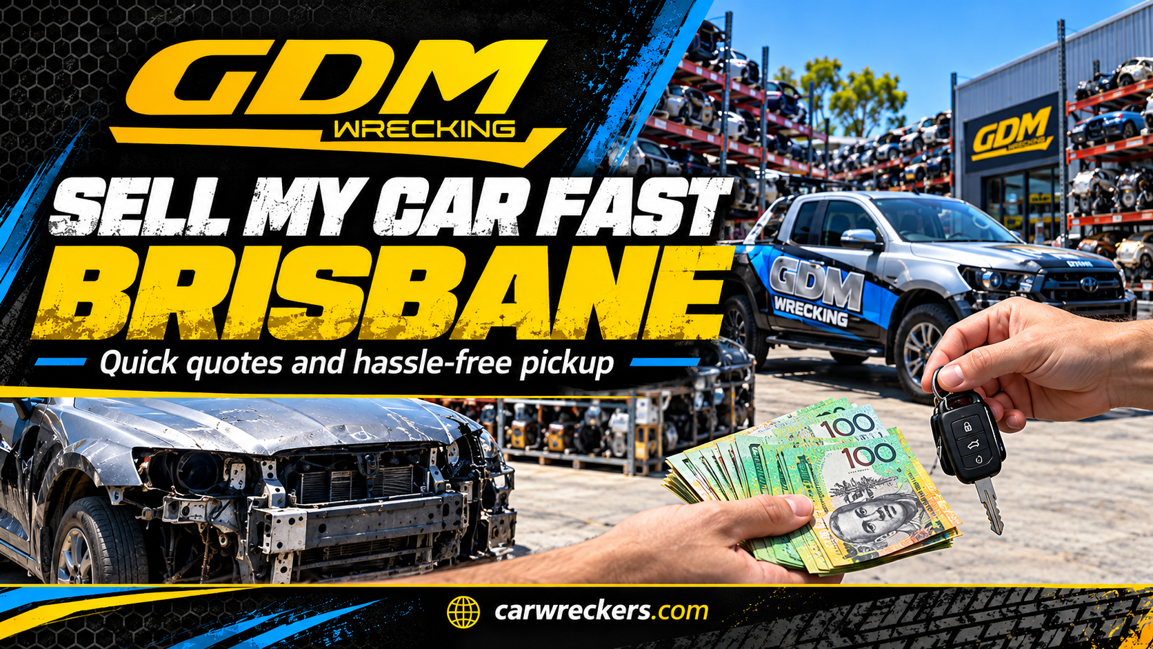 Brisbane cash for cars service from GDM Wrecking