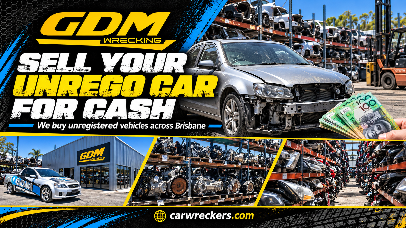 GDM Wrecking paying same-day cash for cars in Brisbane