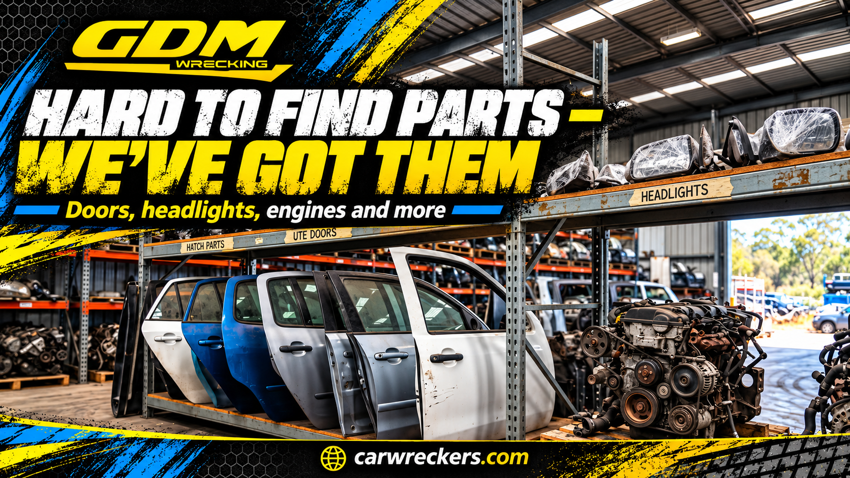 Used Hyundai parts in Brisbane - GDM Wrecking