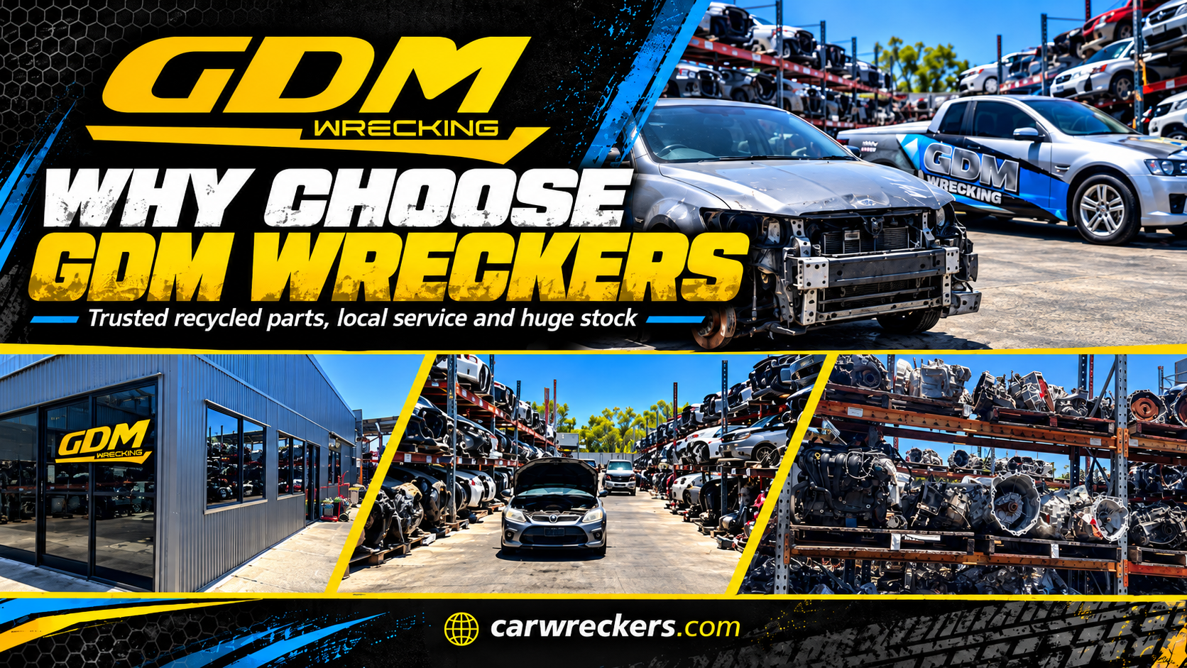 Used Holden Commodore parts in Brisbane at GDM Wrecking